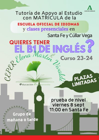 ¿Quieres tener el B1 de Inglés?