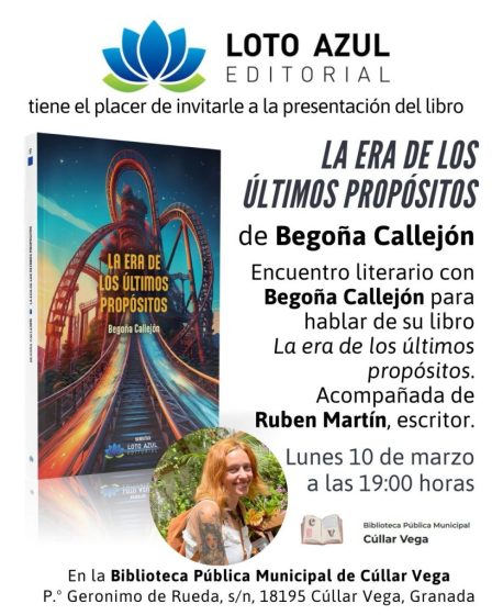 Presentación del libro «La era de los últimos propósitos» en Cúllar Vega