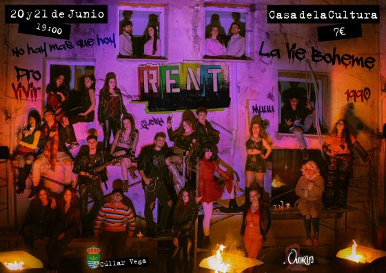 «RENT» nuevos espectáculo de Oniria para el próximo fin de semana