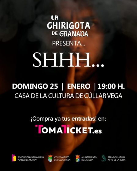 La Chirigota de Granada presenta su espectáculo “Shhh…” en la Casa de la Cultura de Cúllar Vega